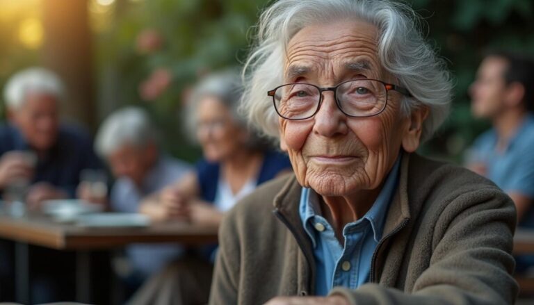 découvrez l'histoire émouvante derrière chaque photo, où un grand-parent oublié trouve une nouvelle vie et mémoire.