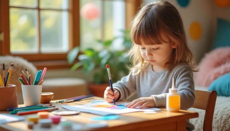 découvrez une activité manuelle simple et ludique pour enfants, idéale pour éviter la crise de 16 heures et favoriser un moment calme et créatif en fin d'après-midi.
